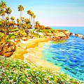 San Diego Beach. California.